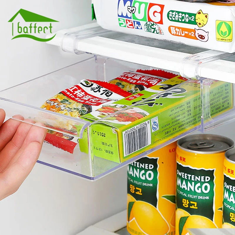 Стеллаж для хранения холодильника слой перегородки держатель еда свежий Crisper