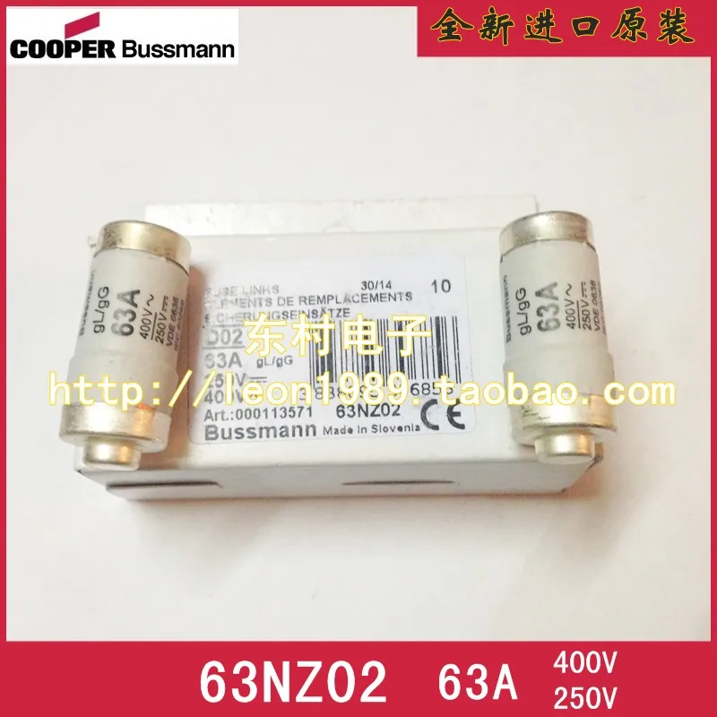 

[SA] предохранители Bussmann 63NZ02 63A 50NZ02 50A 400V gL / gG 250V Предохранитель -- 20 шт./лот