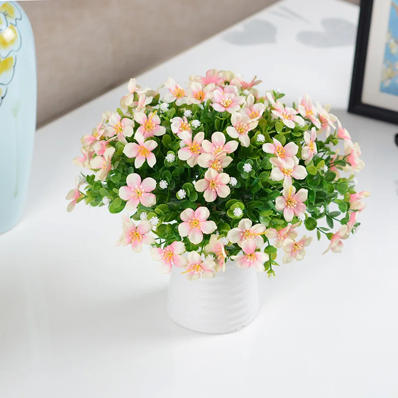 Искусственные цветы ветка орхидеи Шелковый цветочный букет пластиковые