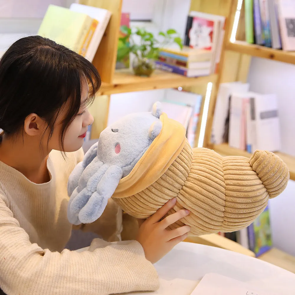 2019 Новые горячие 35 см Креативные забавные плюшевые игрушки Реальная жизнь Рак-отшельник Коенобит морское животное Подушка на бросок.