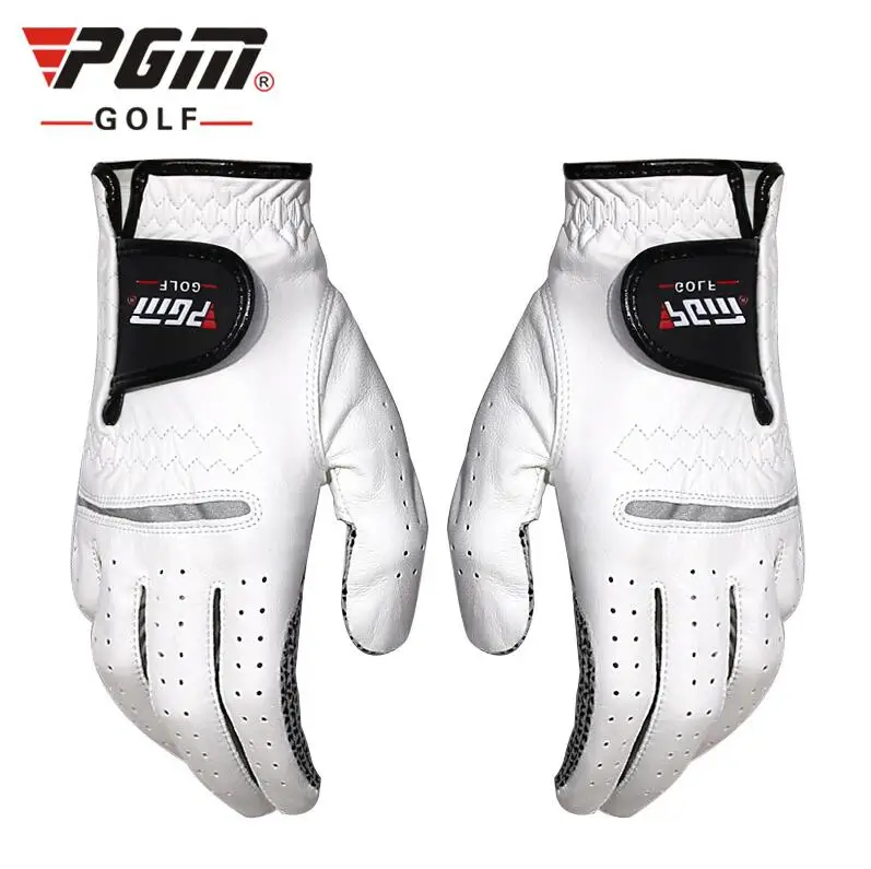 

1 PCS Men Anti-Slip Cabretta Leather Golf Gloves Left hand or Right hand Soft Breathable Wear-resistant Leather Golf Gloves Men