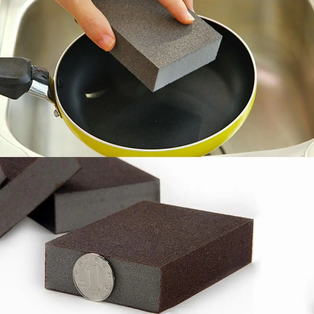 Новинка 2019 Высокое качество 1 шт Carborundum Волшебная кухонная губка щетка для мытья
