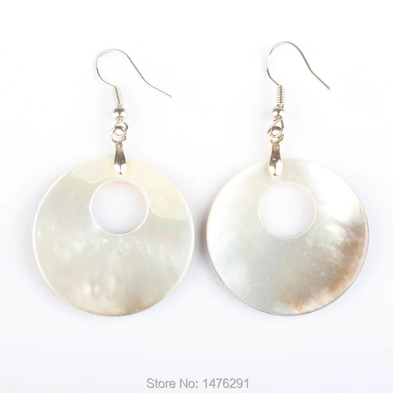 Серьги пончики с русалочкой 30x30 мм 1 пара|dangle earrings|fashion dangle earringsearrings fashion |