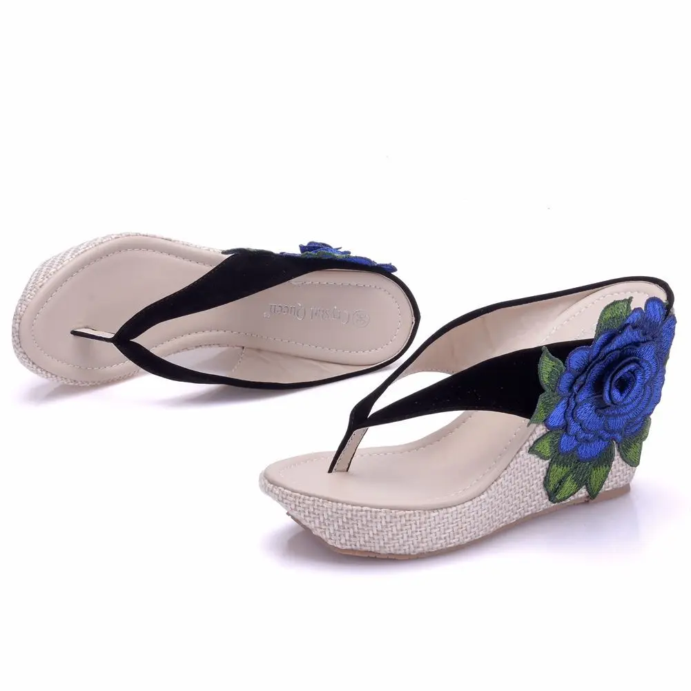 Босоножки женские летние на высоком каблуке с цветочным принтом