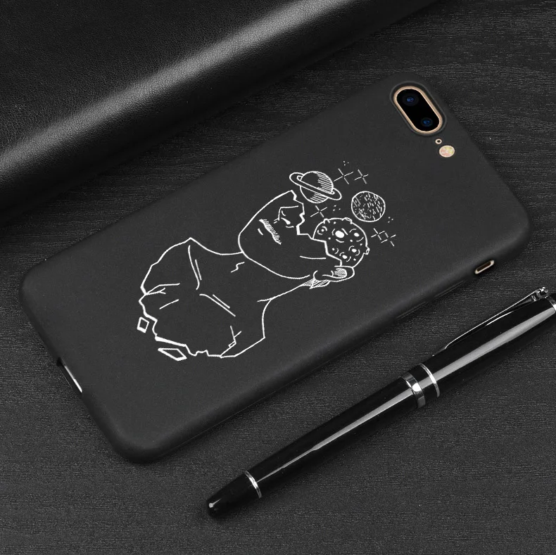 Funy Expression милый зарядный чехол для телефона s для iphone 7 8 Plus X 5S SE чехол для iphone 6 Plus XR XS Max Матовая Мягкая задняя крышка - Цвет: 04
