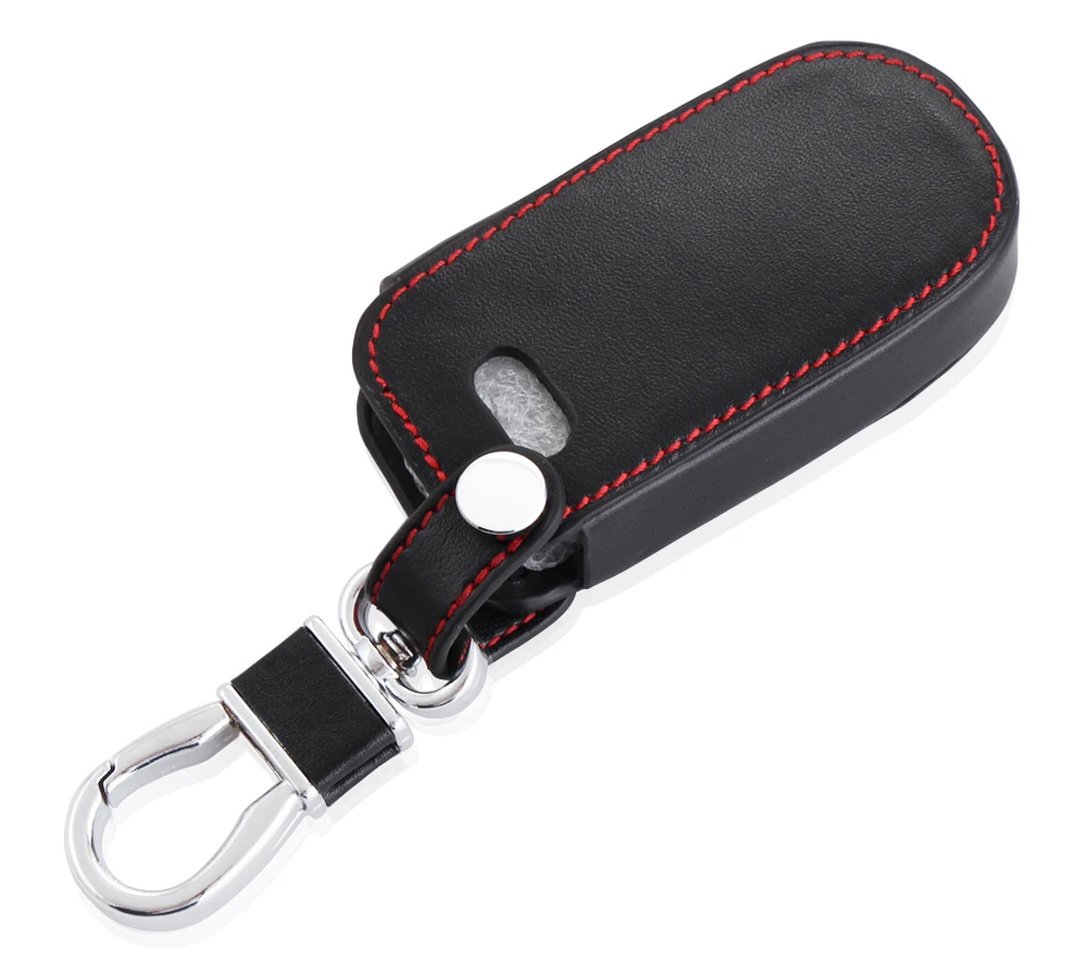 Высококачественный чехол для автомобильного ключа из натуральной кожи Jeep Cherokee