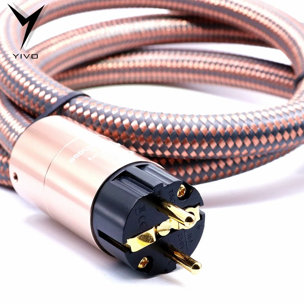 Hi End Hifi усилитель OFC с покрытием из чистой меди золотой корпус алюминиевого сплава
