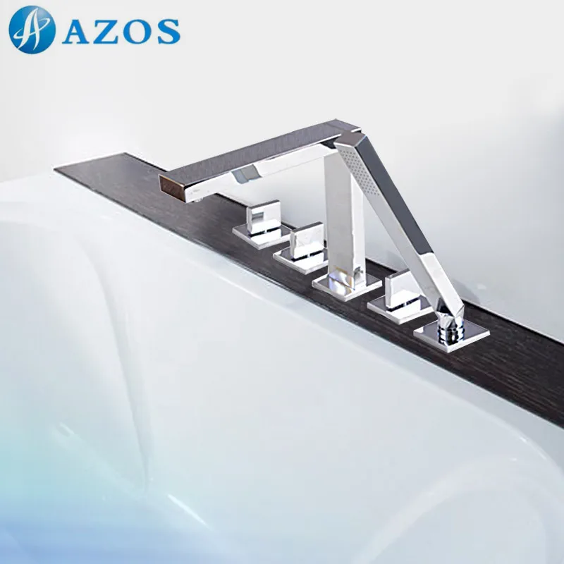 Смесители Для ванны и душа хромированная Полировка ванной Suana 5 шт. наборы насадка