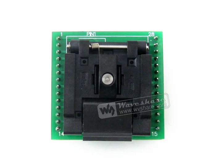 QFN28 к DIP28 (C) MLF28 MLP28 Plastronics QFN-28B-0.65-01 IC тестовый разъем программирующий адаптер 0 65 мм