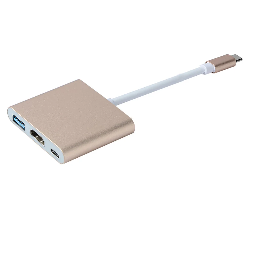 USB C 3 1 конвертер многопортовый цифровой av адаптер Тип до 4 K HDMI 0 кабель для зарядки
