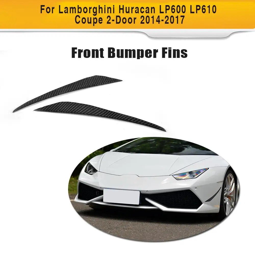 Углеродное волокно на передний бампер для автомобильного стайлинга