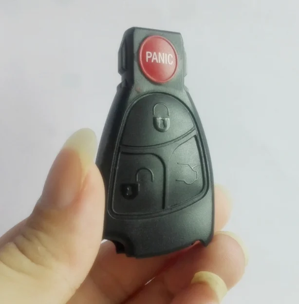 

WIth Logo New Car Key Shell Rreplacements 3+1 Buttons 4 Buttons Remote Key Fob Case Cover For Mercedes Benz