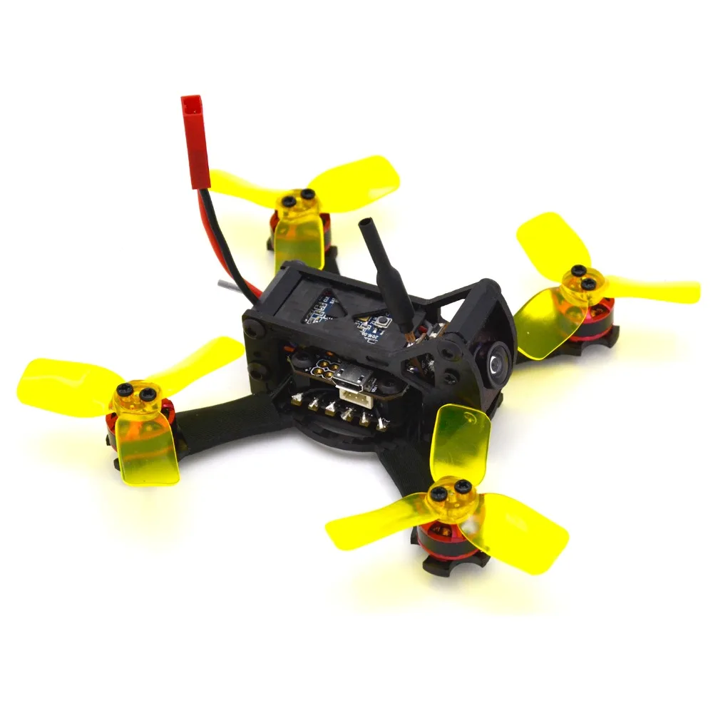 LHI RC вертолет 100 мм FPV гоночный Дрон с камерой 5 8G 25MW 48CH flysky FS-I6 пульт дистанционного