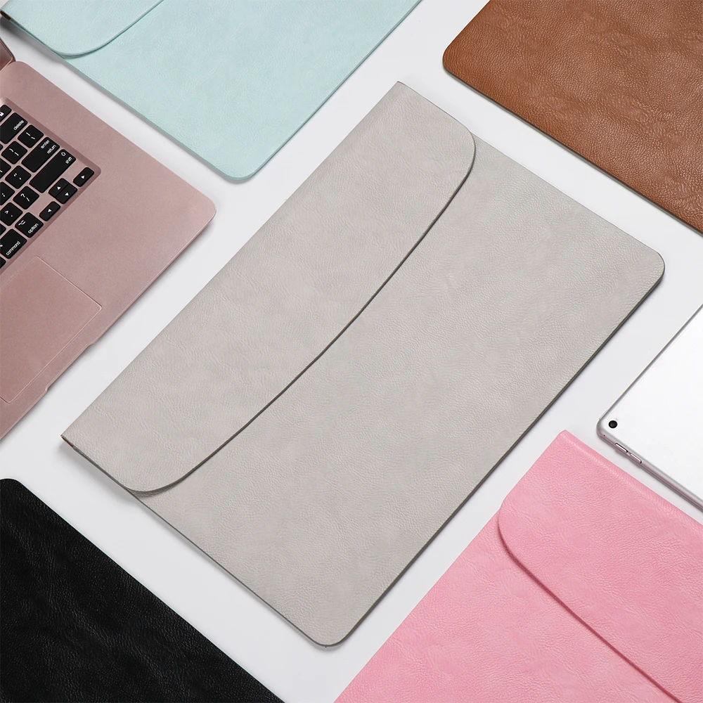 1 шт. кожаный чехол для ноутбука, сумка-чехол для MacBook Air Pro retina 11 12 13 15, чехол для ноутбука, аксессуары для MacBook