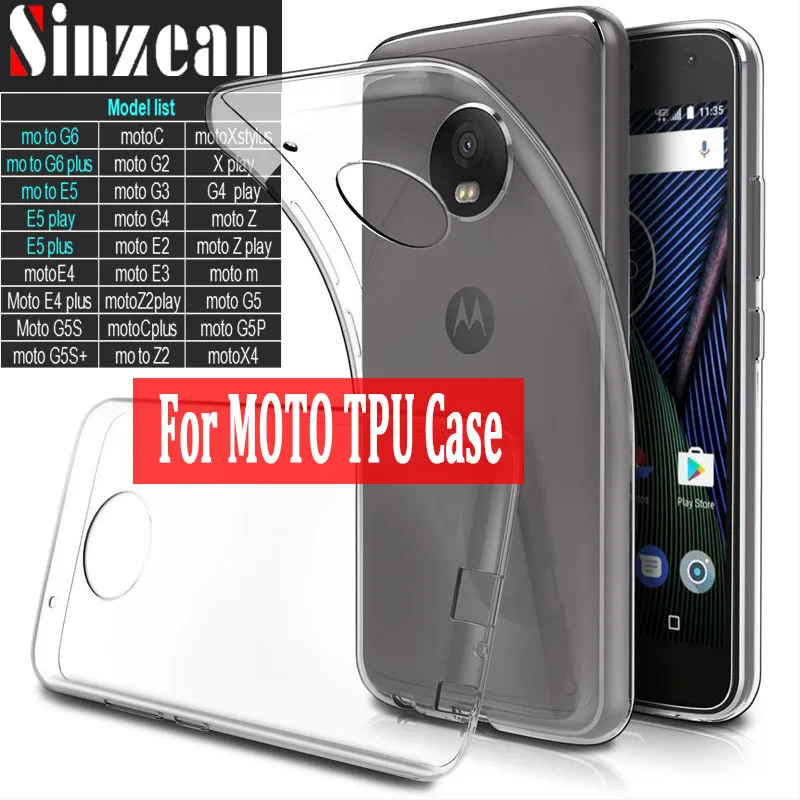 Прозрачный чехол из ТПУ для MOTO G10 /G9 Plus/G Stylus 100/G30/One Action/G8 Plus/G7 Power/One Zoom/G 5G plus мягкий