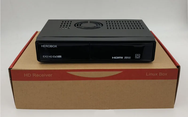 DHL HEROBOX EX2 HD-S2 BCM7362 751 МГц двухъядерный с тюнером DVB-S2/S поддержка Linux HD ТВ приемник спутниковый ресивер
