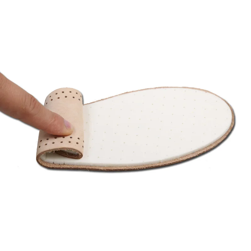 1 пара Детские массажные стельки из натуральной кожи|insole pad|insoles for basketball shoesinsoles