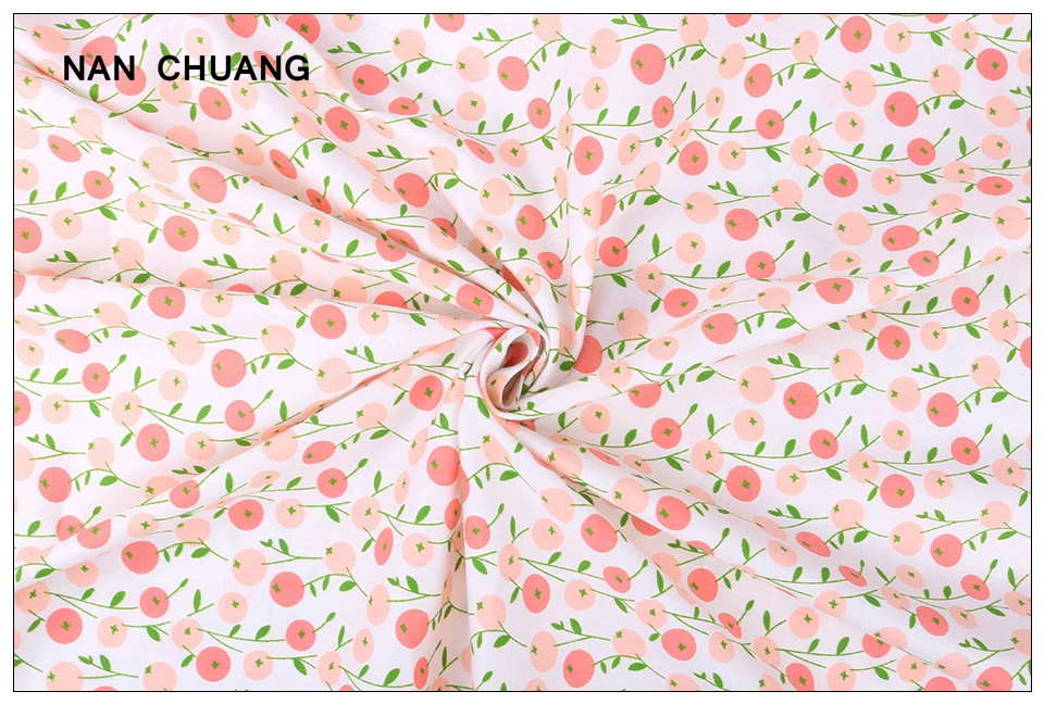 Nanchuang 6 шт./лот Цветы Хлопок Twill Ткань для лоскутного шитья Комплект Материал Лоскутная Ткань Скрапбукинг узор 20x25 см