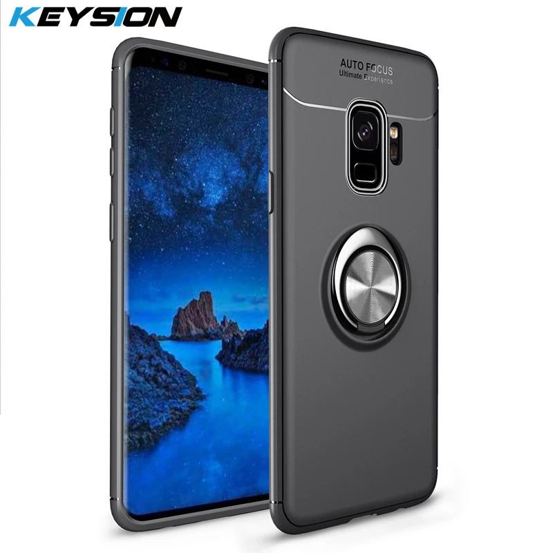Брелок держатель для телефона Samsung Galaxy S9 Plus Магнитная автомобильная подставка