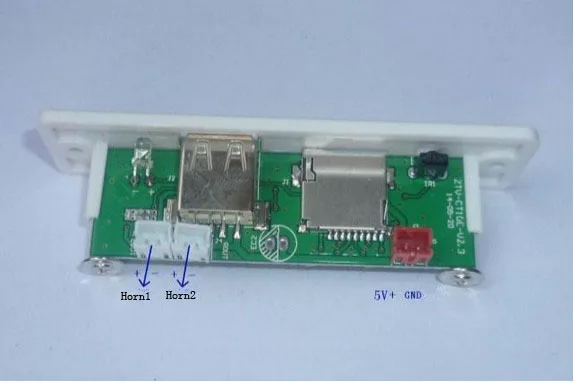 Новинка CT10E лампы MP3 декодирующая плата 2*3 Вт усилитель мощности USB/TF
