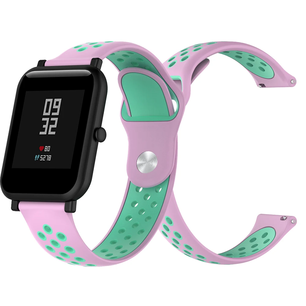 LEMDIOE оригинальный Смарт-браслет для Xiao mi Amazfit ремешок Bip мягкий спортивный