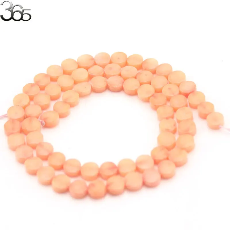 Бесплатная доставка 6 мм 100% натуральные милые круглые монеты красные белые