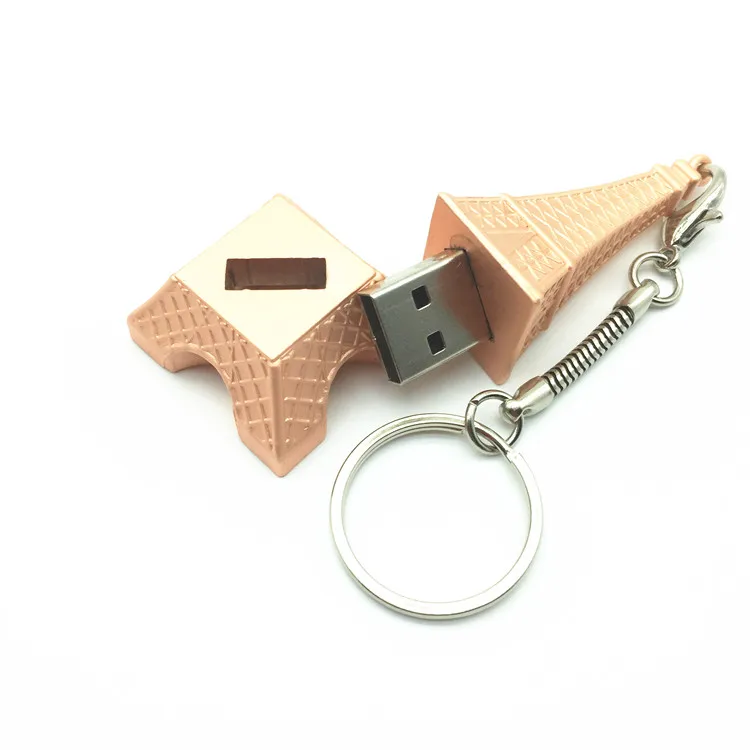Флэш-накопитель USB в металлической форме Эйфелевой башни 4 ГБ 8 16 32 | Компьютеры и