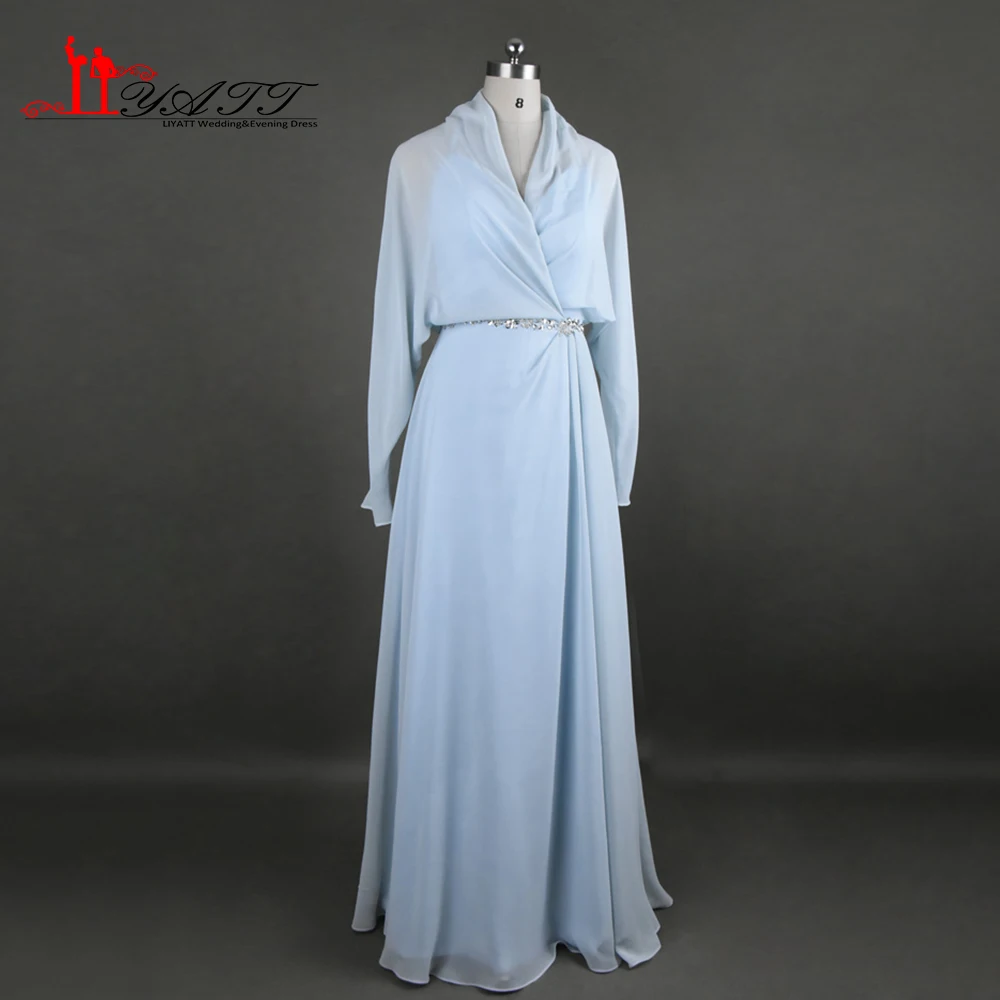 Небесно голубые хрустальные бусины с блестками на талии сексуальные длинные