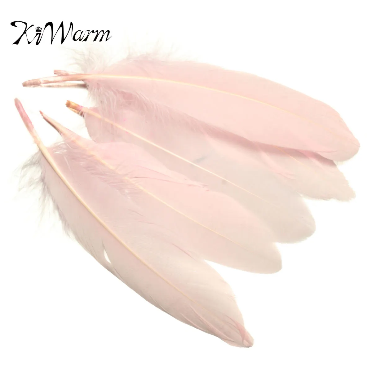 50 шт./компл. длинный светильник с розовыми гусиными перьями для шапки Millinery