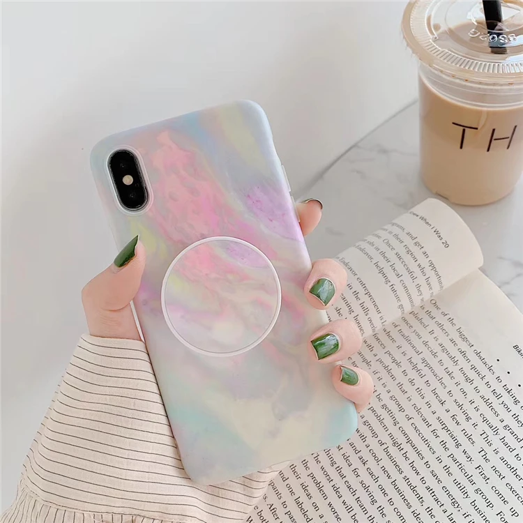 Красочный акварельный чехол для телефона iphone XS Max XR X 6S 6 7 8 Plus мягкая крышка imd s со