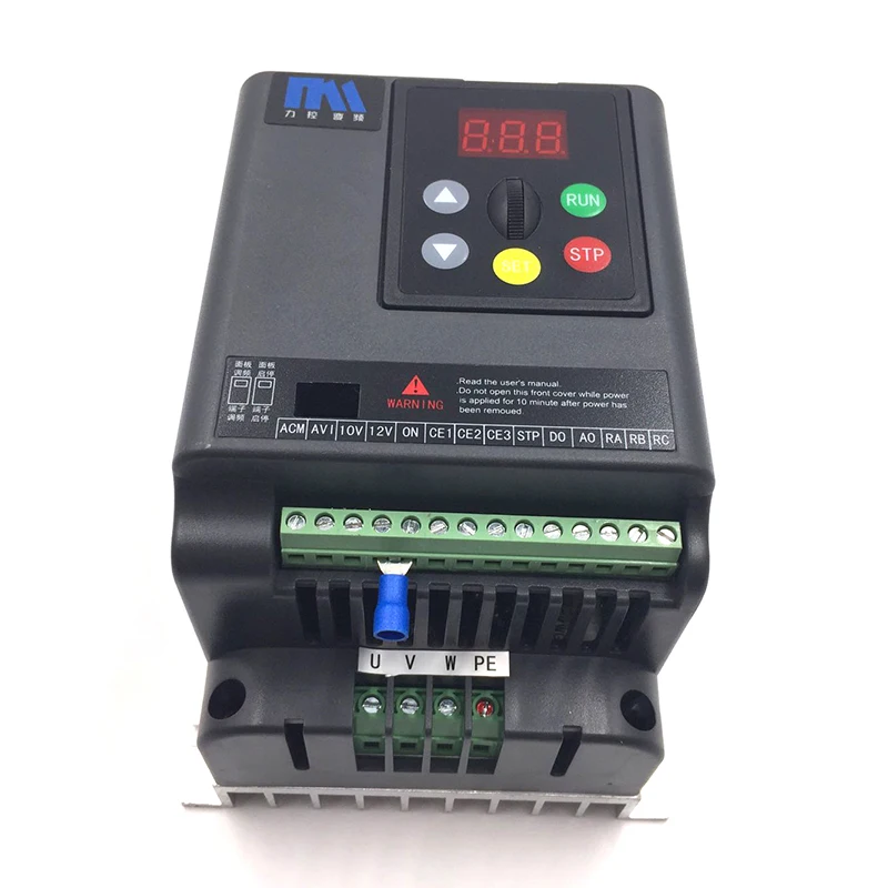 High Performance VFD 0.75KW 1HP Output 3Ph 380V 2.5A Lathe Variable Frequency Drive Inverter for 3 Phase Asynchronous Motor |