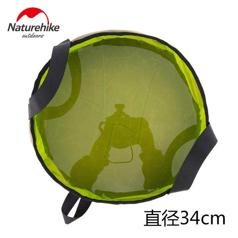 NatureHike 10L складное ведро открытый лагерь Рыбалка Портативный воды сумка