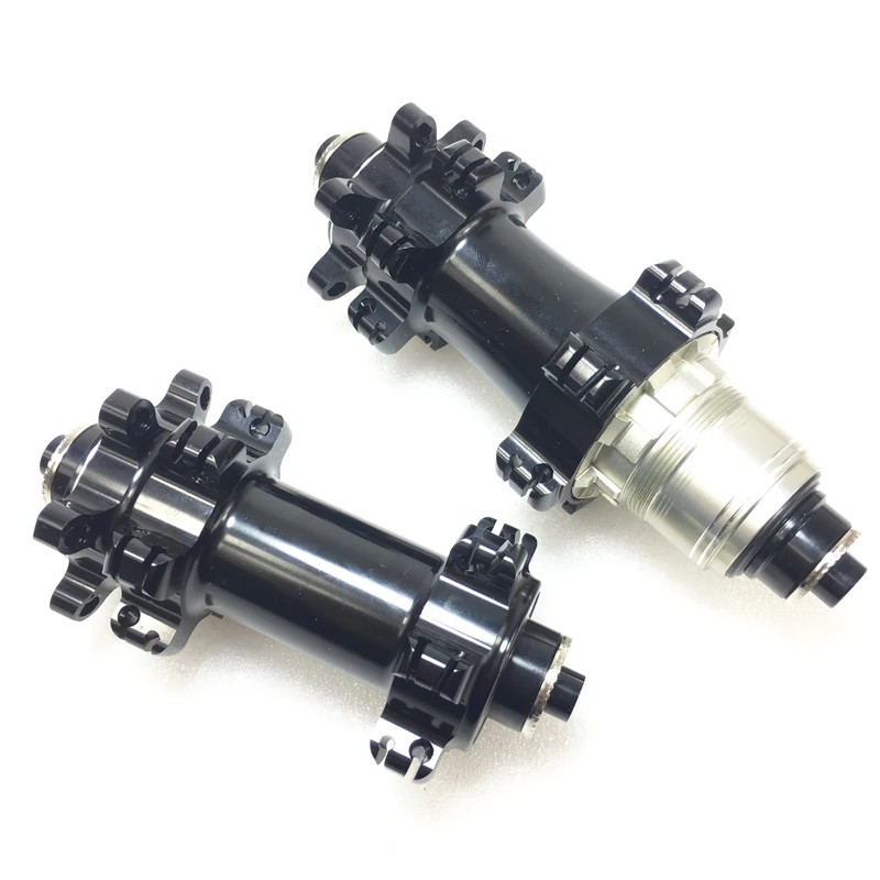 Powerway M32 24 Отверстия MTB XC прямые тянущиеся дисковые тормозные втулки черный