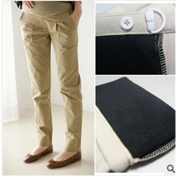 New maternity Korean / pencil pants care of pregnant women belly slacks trousers career plus thick velvet h8007|pants floral|pants bigpant waterproof