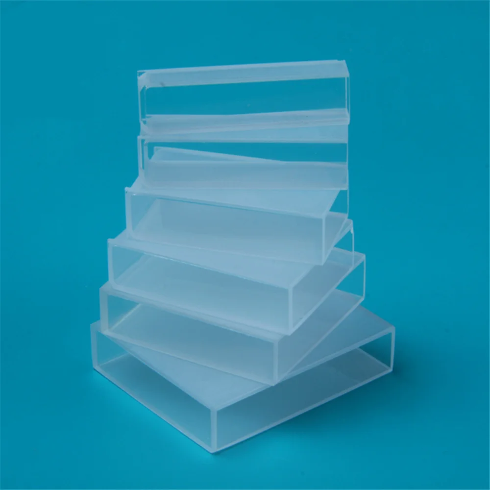 

1pcs High-quality glass cuvette 751 721 series optical glass 10mm cell cuvette