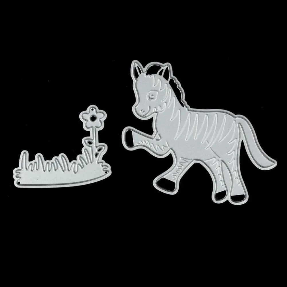 Перфорации шаблон Pro Трафареты тиснения Скрапбукинг резки умирает (лошадь