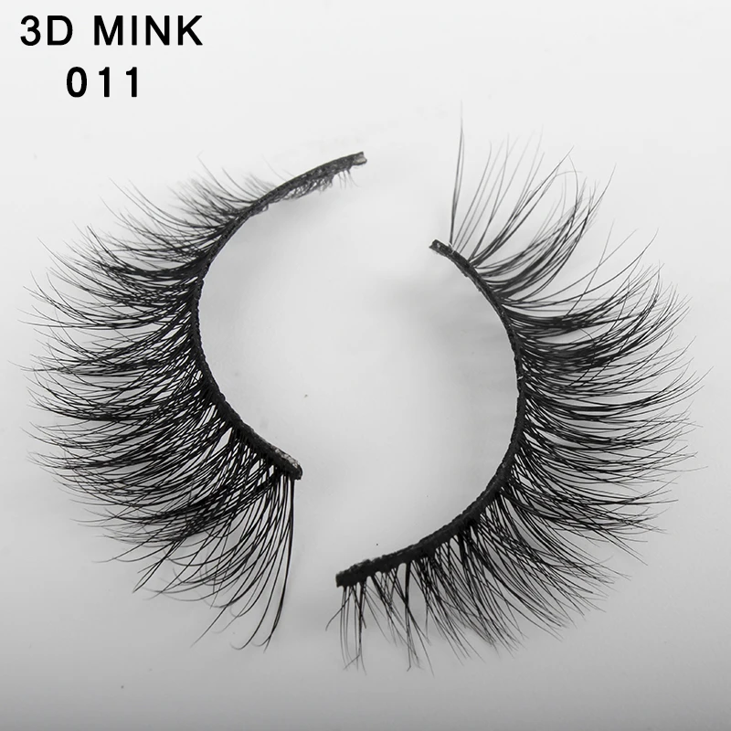 Ресницы из меха норки 3D предварительно сделанные накладные ресницы плотные натуральные длинные очаровательные наращивания ресниц#009-#016