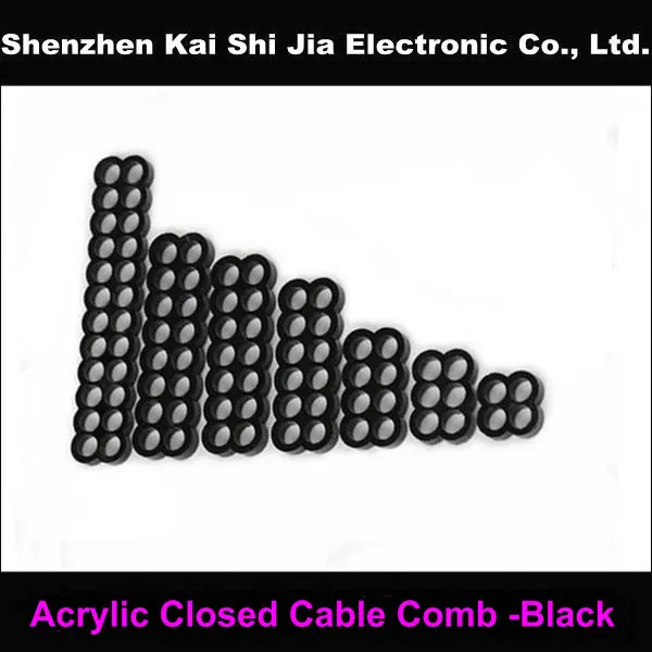Акриловый круглый 24Pin 16Pin 14Pin 12Pin 8Pin 6Pin 4Pin закрытый кабель расческа|comb charm|comb curlcombed
