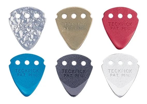 

Стандартные медиаторы для гитары Dunlop из алюминия/латуни TECKPICK, 1 шт.