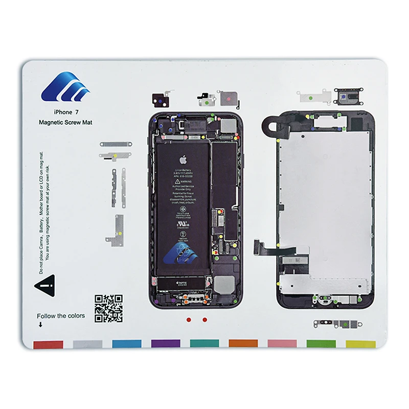 Professional Magnetic Screw Mat Technic Repair Pad for iPhone 6 6S 7 Opening Tool For Plus | Мобильные телефоны и