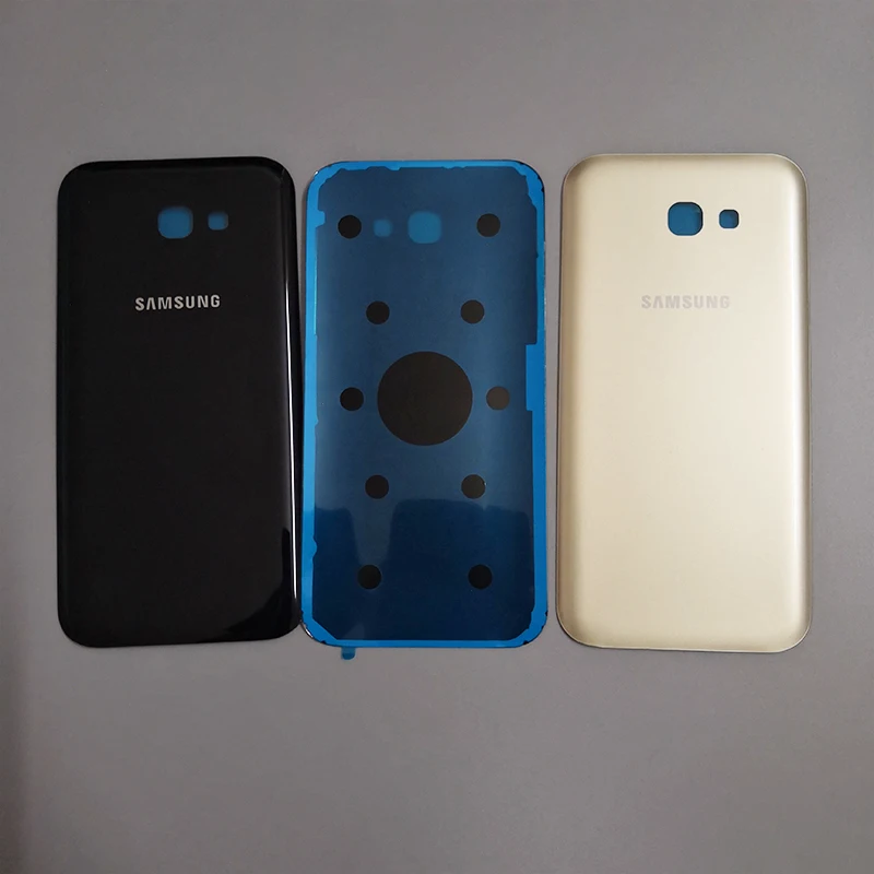Оригинальный Samsung A3 2017 A320 задняя крышка батарейного отсека 3D стеклянный корпус