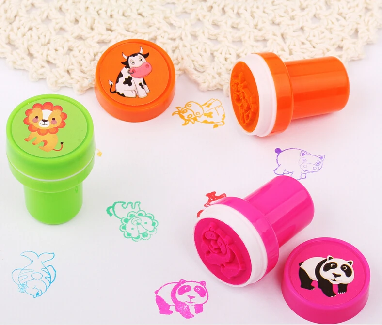 

60PCS Self-ink Stamps Kids toy Party Favors Event Supplies for Birthday Gift Boy Girl Goody Bag Pinata Fillers Fun Stationery