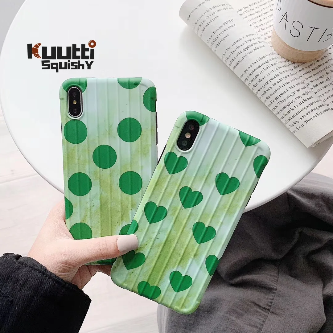 Kuutti мягкое Лето шикарный зеленый Пятно 3D силиконовый чехол для телефона s iphone 6 6s 7