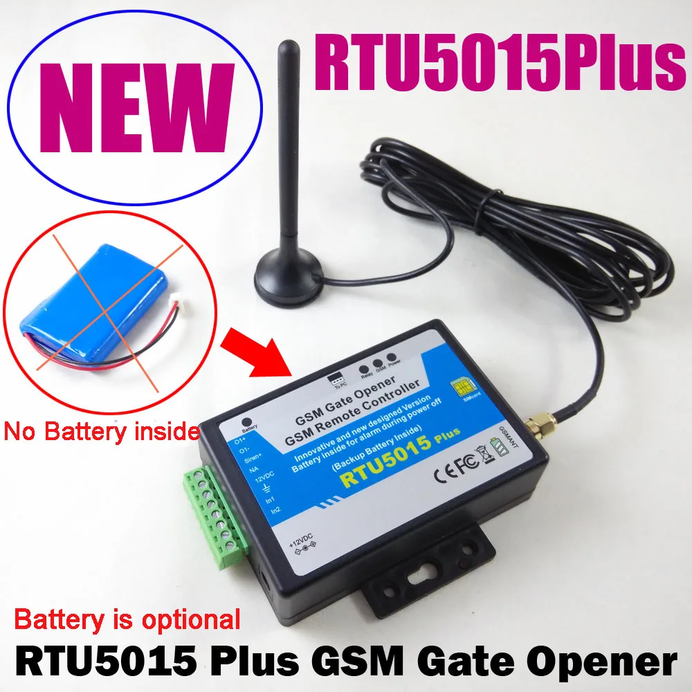 GSM реле открывания ворот RTU5015 Plus дистанционное управление доступом беспроводное
