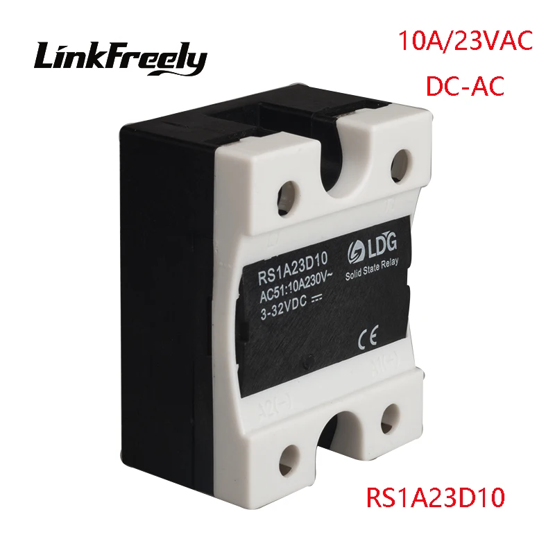 RS1A23D10 10 шт. Однофазное твердотельное реле Mini Triac А выход 24 280 В переменного тока
