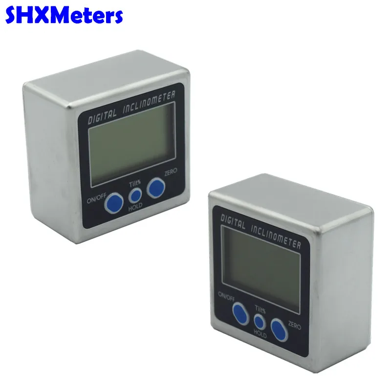 Цифровой угломер и уровень металлический ящик измерительный инструмент