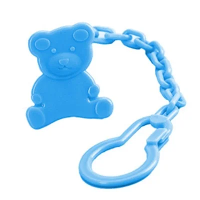 Pacifier chain-Blue Новорожденная детская пустышка зубное кольцо для ребенка цепь Ортодонтическая Соска сон пустышка палец нипплер мягкая BPA коробка для хранения - Цвет: Pacifier chain-Blue