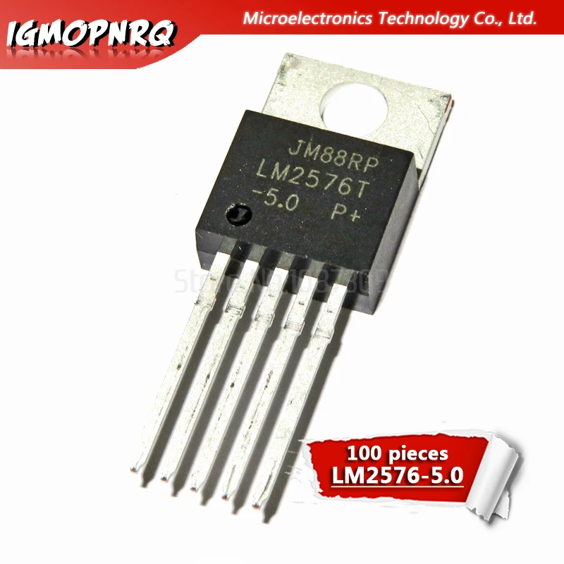 

100 шт. LM2576T-5.0 TO220 LM2576-5.0-220 LM2576-5 Новый и оригинальный