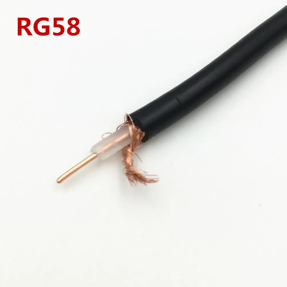 5 шт. SMA Штекерный разъем для UHF PL259 штекер RG58/LMR195 РЧ кабель коаксиальный свинцовый