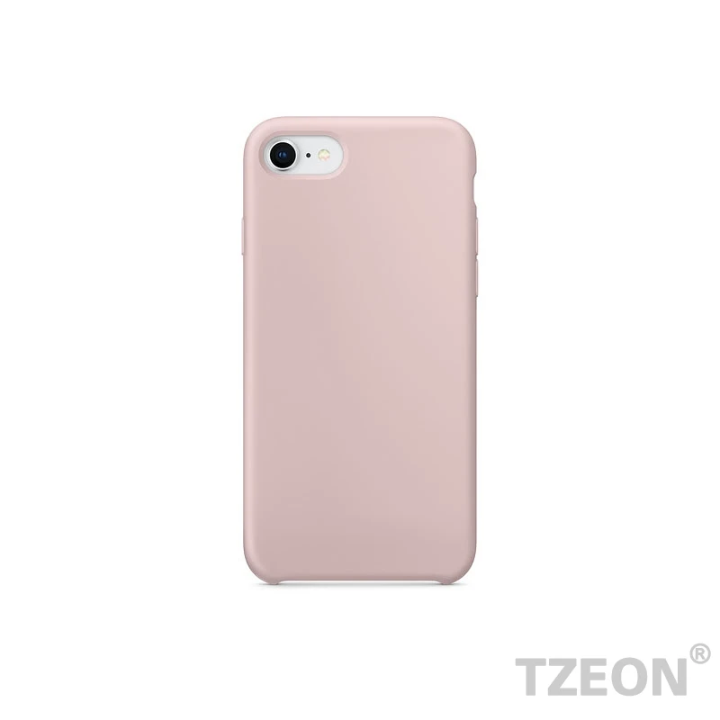 Pink Sand Официальный стильный жидкий силиконовый чехол для IPhone XS Max X 8 8Plus 7 7Plus 6 Plus Мягкий LSR резиновый чехол - Цвет: Pink Sand